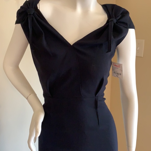 ROLAND MOURET Eclipse wool-crêpe midi dress size 2 - Picture 5 of 12